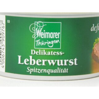 Weimarer "Delikatess-Leberwurst", 125 g