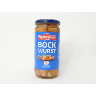 Poppenburger Bockwurst, 380 g