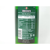 Becks Bier, 0,33 L